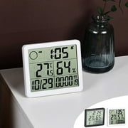 Fiudx Digital Thermometer High Precision Room Thermometer Indoor Portable Accurate Temperature Humidity Monitor for Home, Bedroom, Baby Room, Office, Greenhouse